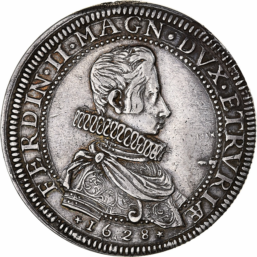 Grand Duchy of Tuscany, Ferdinando II de' Medici, Piastre, 1628, Florence