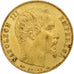 Francia, Napoleon III, 5 Francs, 1854, Paris, tranche lisse, Oro, BB+