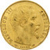 France, Napoleon III, 5 Francs, 1854, Paris, tranche lisse, Gold, AU(50-53)