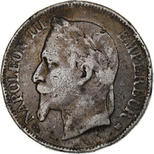 France, Napoléon III, 5 Francs, 1868, Strasbourg, Contemporary forgery in tin