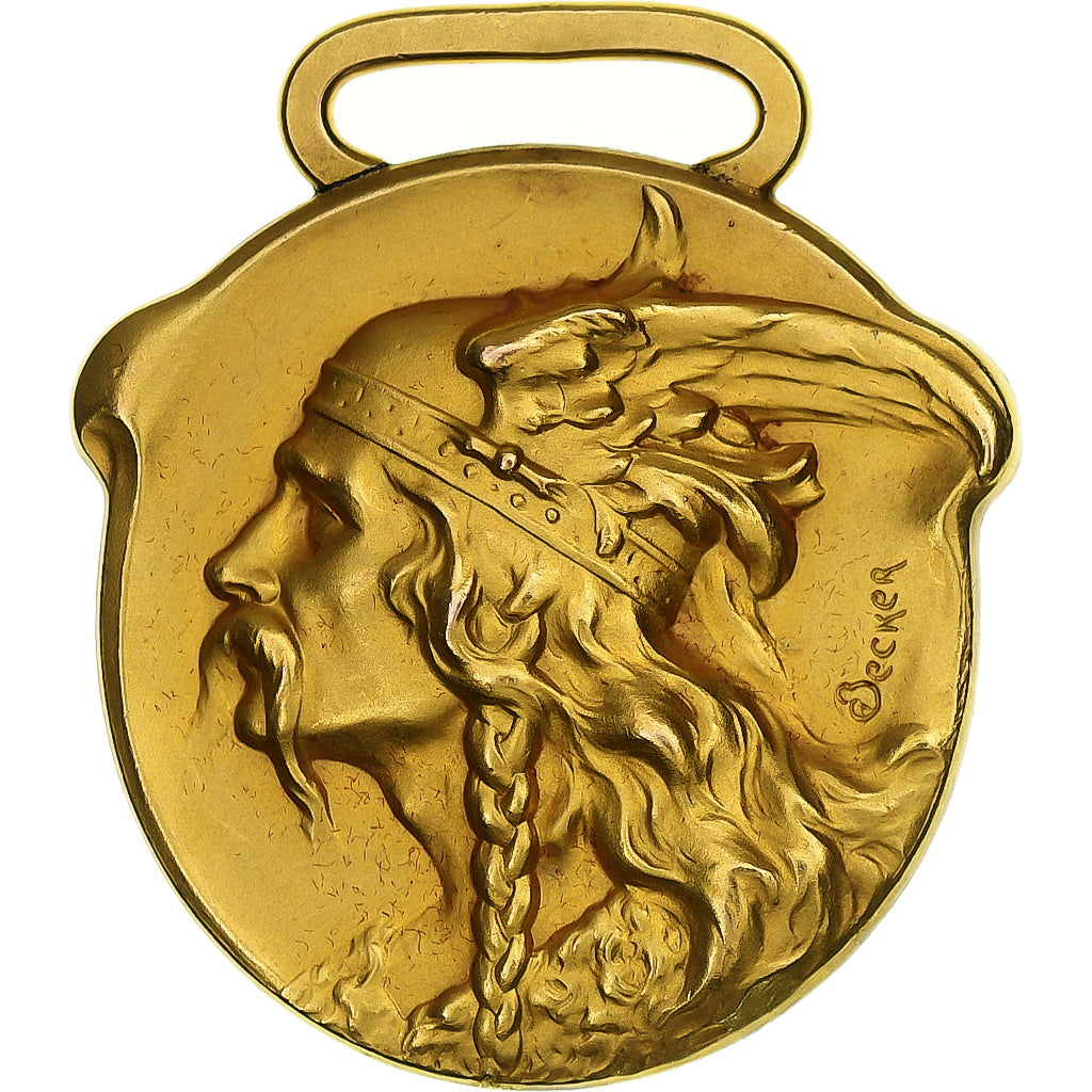 Francia, medaglia, Vercingétorix & Gallia, Bronzo, Becker, SPL