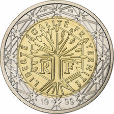 France, 2 Euro, BU, 1999, Pessac, Bimétallique, FDC, KM:1289