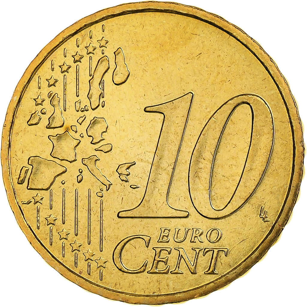 Frankreich, 10 Euro Cent, BU, 1999, Pessac, Nordic gold, STGL, KM:1285