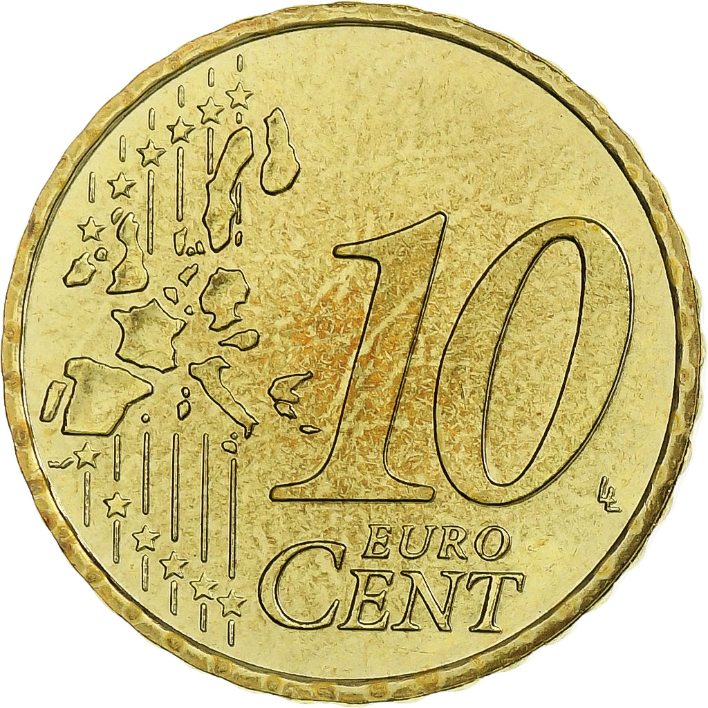 Frankreich, 10 Euro Cent, BU, 2000, Pessac, Nordic gold, STGL, KM:1285