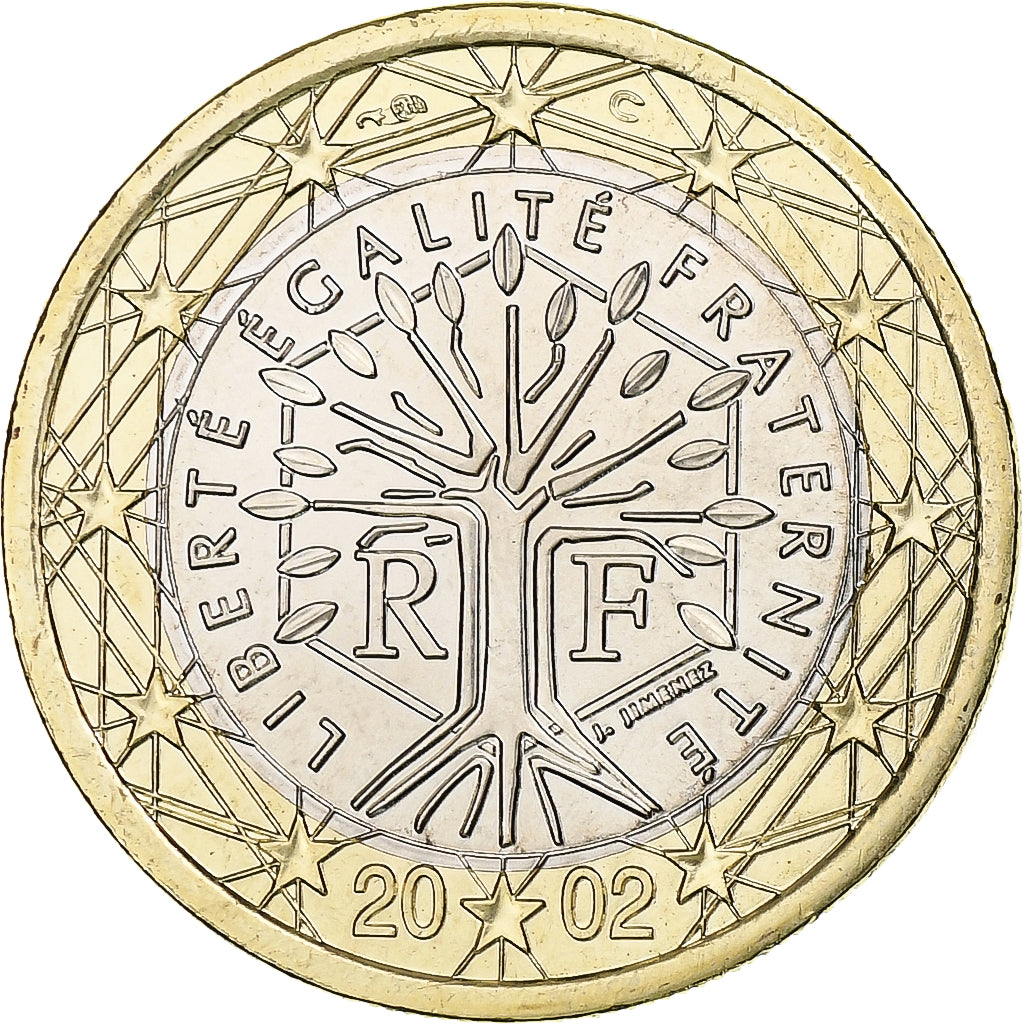 Frankrijk, Euro, BU, 2002, Pessac, Bi-Metallic, FDC, KM:1288