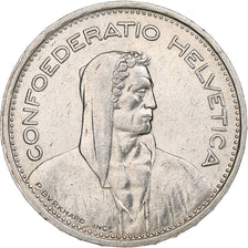 Suiza, 5 Francs, 1953, Bern, Plata, MBC, KM:40