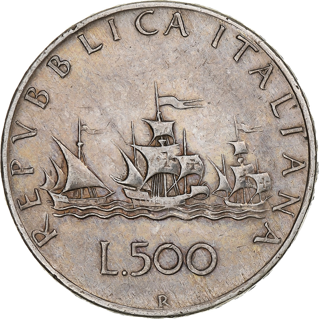 Italia, 500 Lire, 1960, Rome, Argento, MB+, KM:98