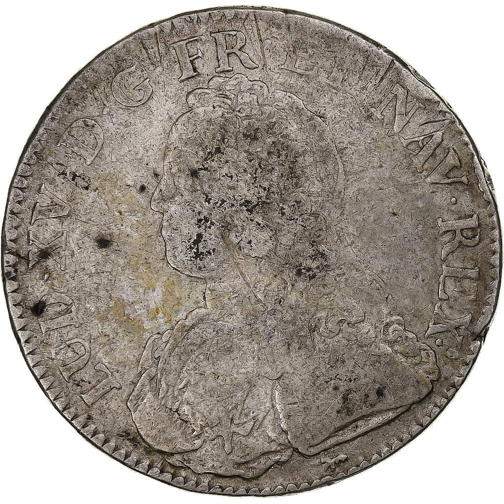 France, Louis XV, Ecu aux branches d'olivier, 1726, Paris, Argent, TB