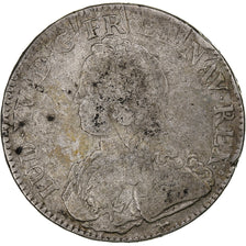 France, Louis XV, Ecu aux branches d'olivier, 1726, Paris, Argent, TB