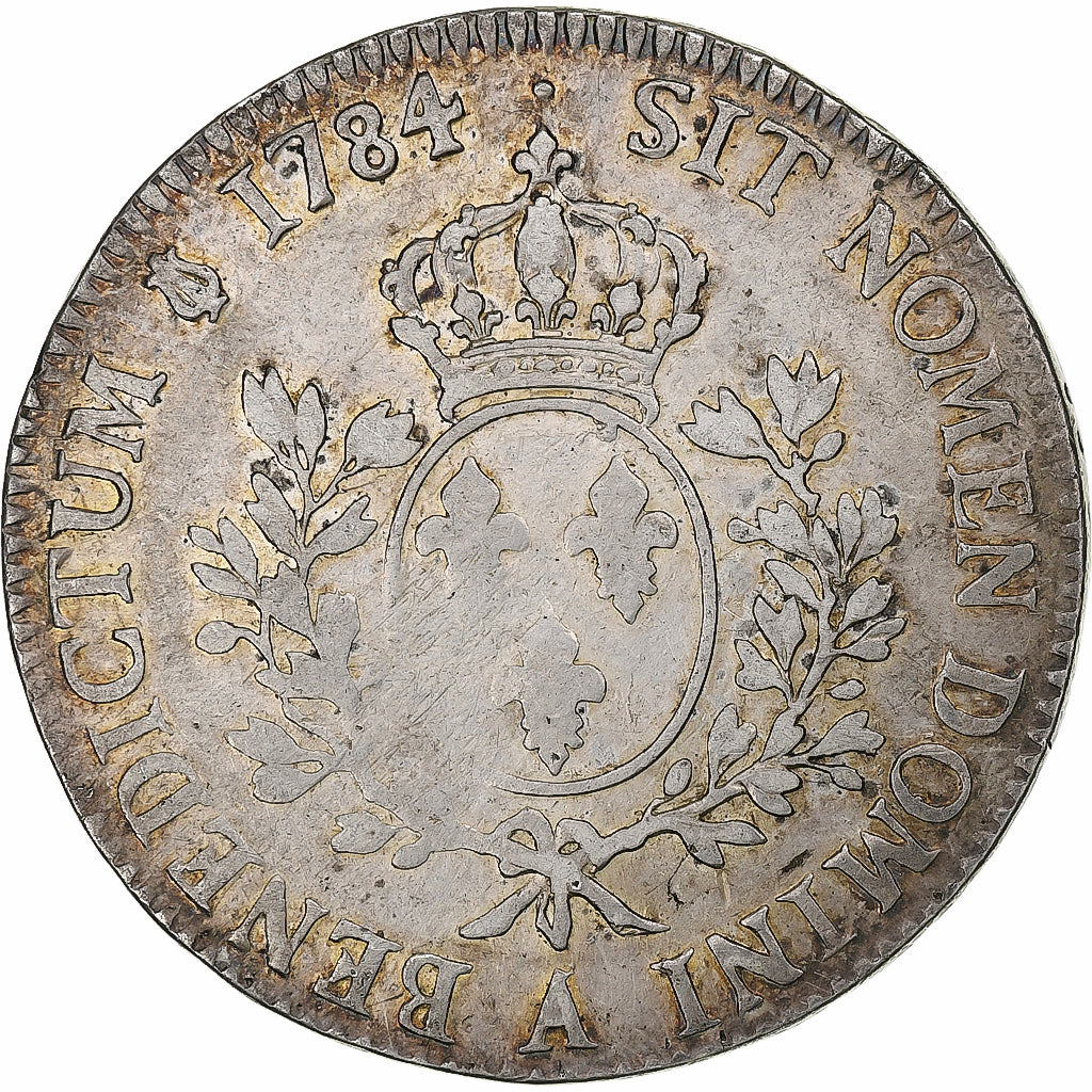 France, Louis XVI, Ecu aux branches d'olivier, 1784, Paris, 2ème semestre