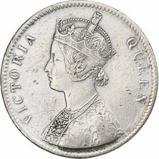 INDIA-BRITISH, Victoria, Rupee, 1862, Calcutta, Silber, SS, KM:473.1