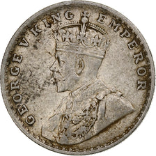 INDIA - BRITANNICA, George V, Rupee, 1919, Mumbai, Argento, BB, KM:524