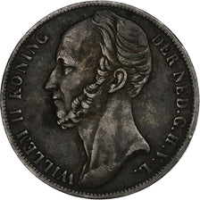 Netherlands, Willem II, Gulden, 1846, Utrecht, Silver, AU(50-53), KM:66
