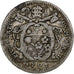 États pontificaux, Pius VI, Doppio Giulio, 1792, Rome, Argent, TB+, KM:1045