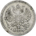 Russia, Nicholas II, 10 Kopeks, 1905, Saint Petersburg, Srebro, VF(30-35)