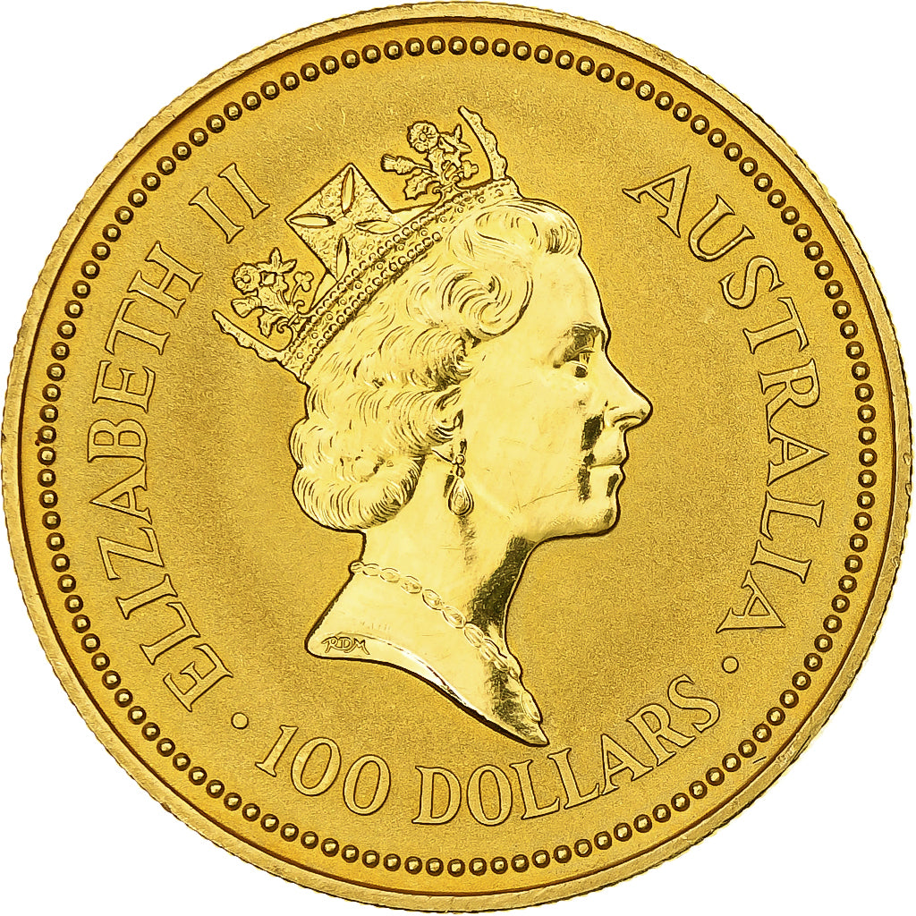 Australia, Elizabeth II, 100 Dollars, 1 Oz, 1991, Perth, Proof, Gold, MS(64)