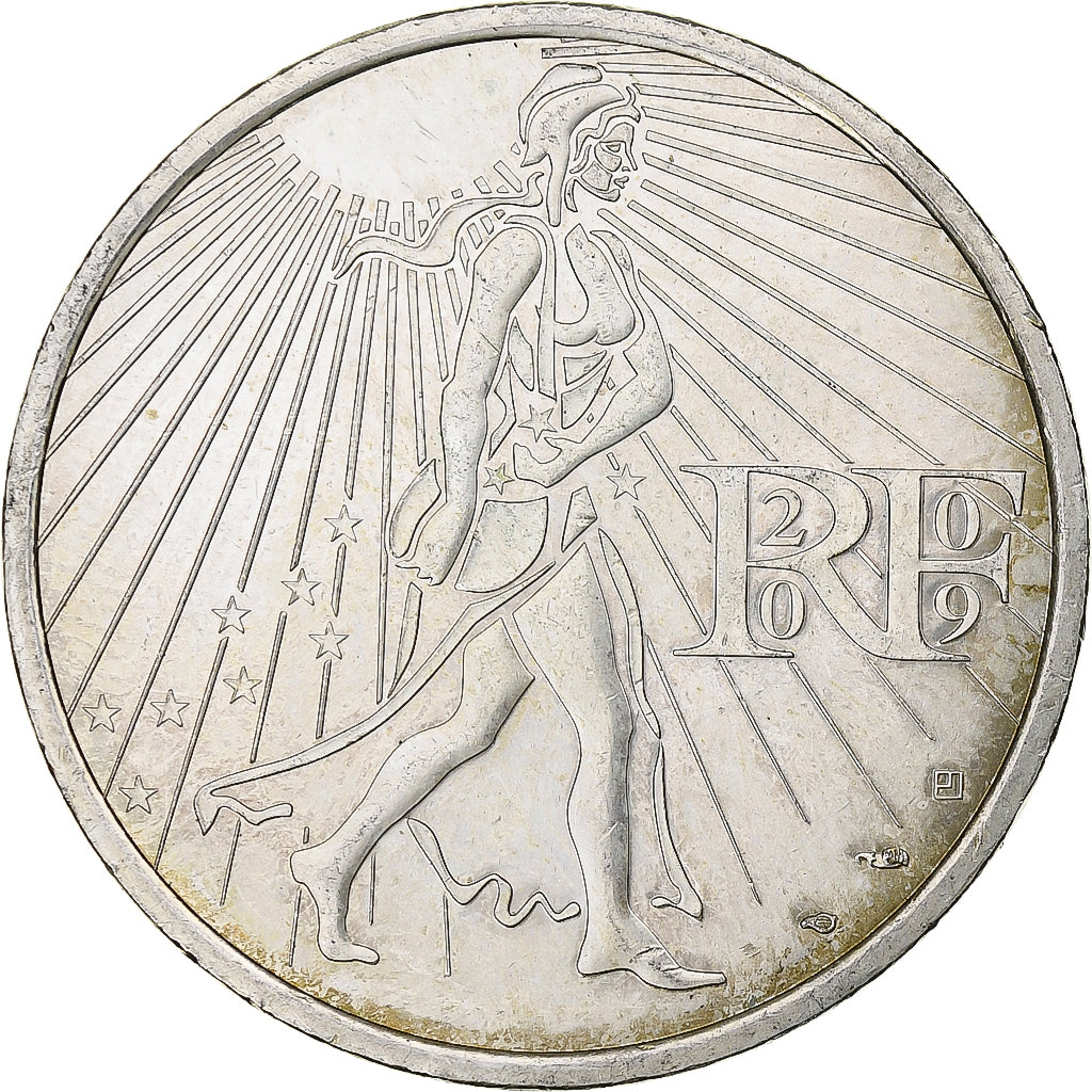 Francia, 25 Euro, Semeuse, 2009, MDP, Plata, EBC, KM:1581