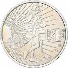 France, 10 Euro, Semeuse, 2009, MDP, Argent, SUP+, KM:1580