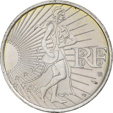 France, 10 Euro, Semeuse, 2009, MDP, Silver, MS(60-62), KM:1580