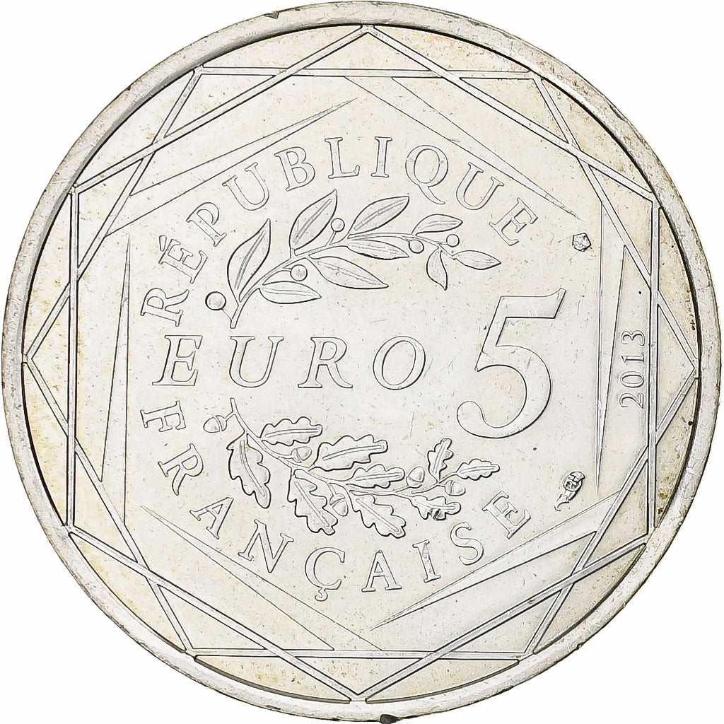 Frankrijk, 5 Euro, Liberté, 2013, MDP, Zilver, PR+