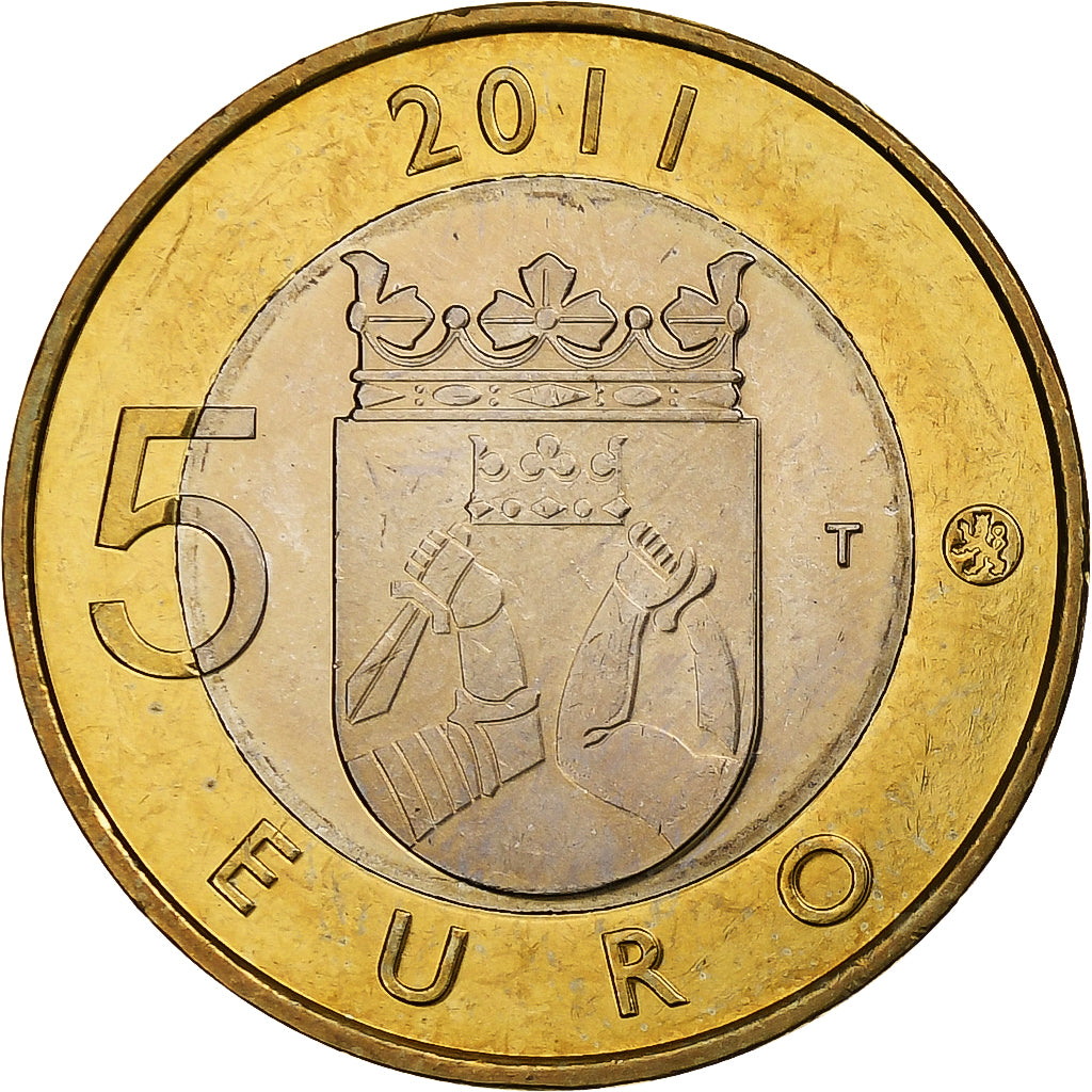 Finlande, 5 Euro, Carélie, 2011, Vantaa, Bimétallique, SPL, KM:159