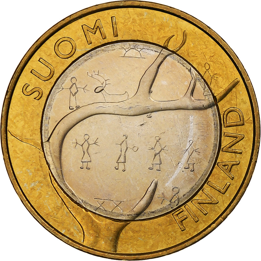 Finlande, 5 Euro, Laponie, 2011, Vantaa, Bimétallique, SPL, KM:170