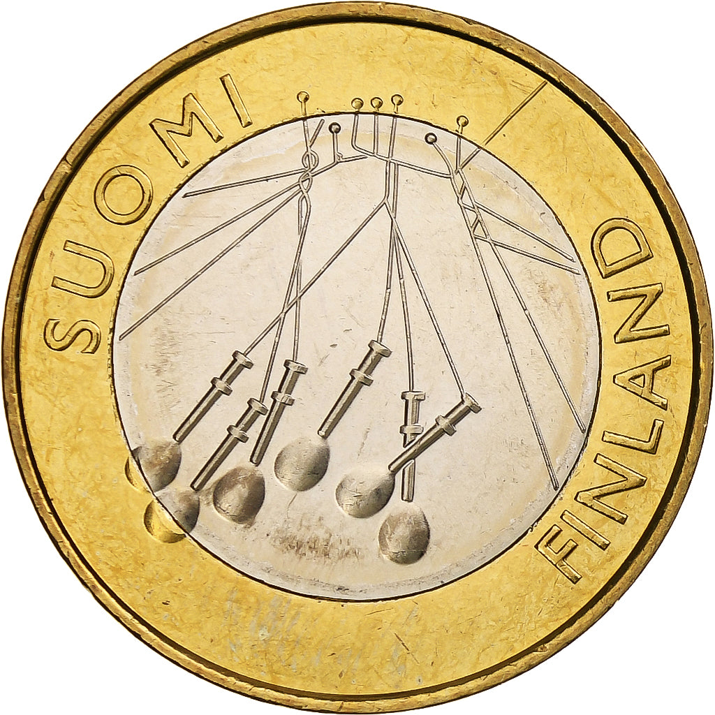 Finlande, 5 Euro, Satakunta, 2010, Vantaa, Bimétallique, SPL, KM:156