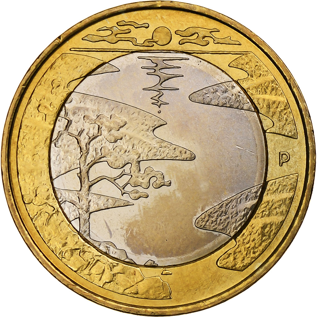 Finlande, 5 Euro, Summer, 2013, Vantaa, Bimétallique, SPL, KM:196