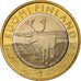 Finlandia, 5 Euro, Reindeer in Lapland, 2015, Vantaa, Bi-metallico, SPL, KM:224