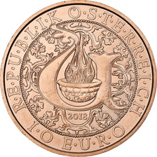 Oostenrijk, 10 Euro, Uriel, 2018, Vienna, Koper, FDC