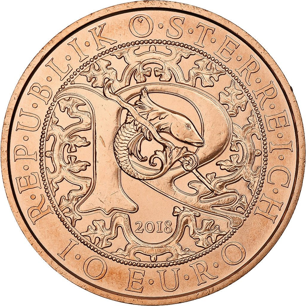 Áustria, 10 Euro, Raphael, 2018, Vienna, Cobre, MS(65-70)