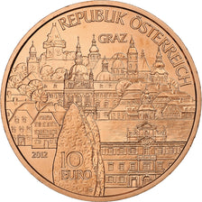 Austria, 10 Euro, Steiermark, 2012, Vienna, Cobre, FDC