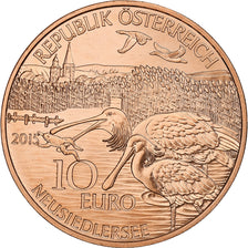 Autriche, 10 Euro, Burgenland, 2015, Vienne, Cuivre, FDC