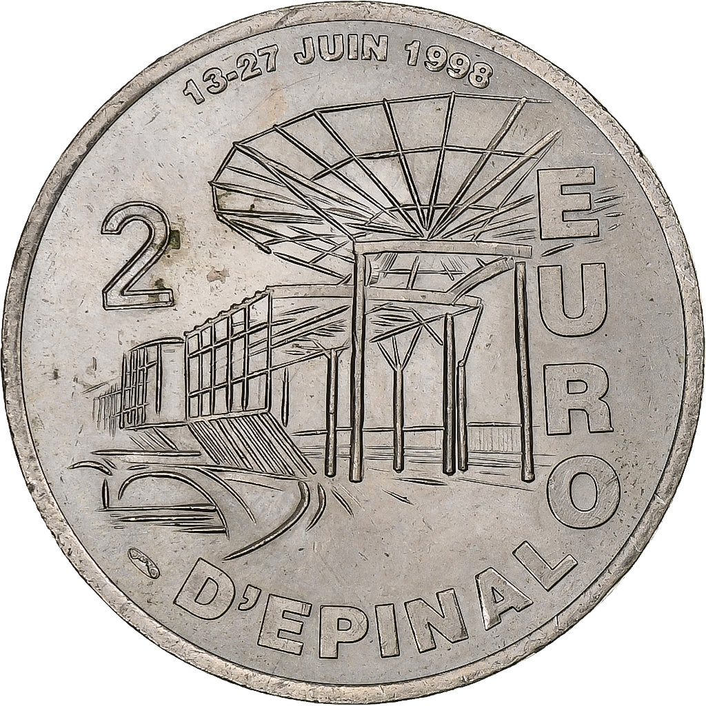 Frankrijk, 2 Euro d'Epinal, 1998, Cupro-nikkel, PR