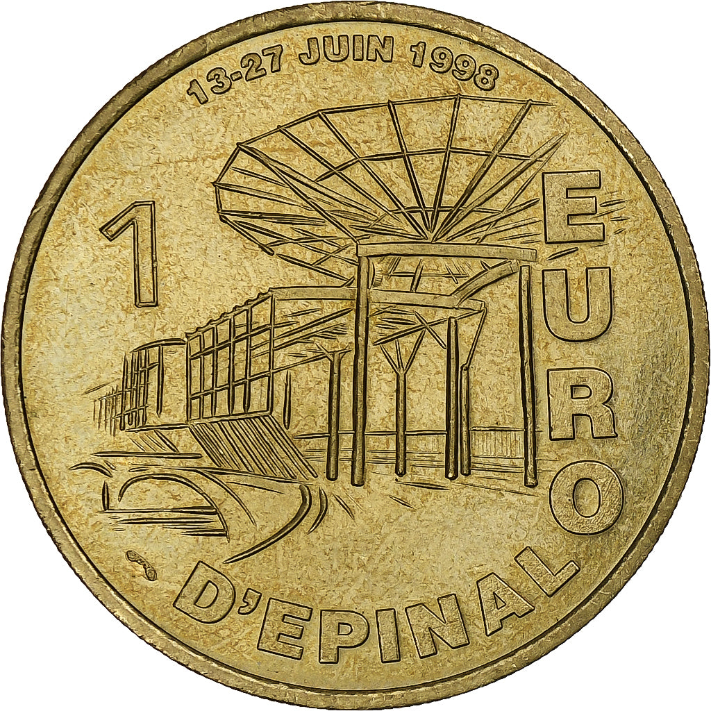 France, Euro d'Epinal, 1998, Laiton, SUP