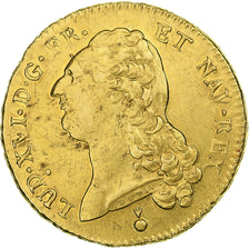 France, Louis XVI, Double Louis d'or à la tête nue, 1786, Metz, 2nd semestre