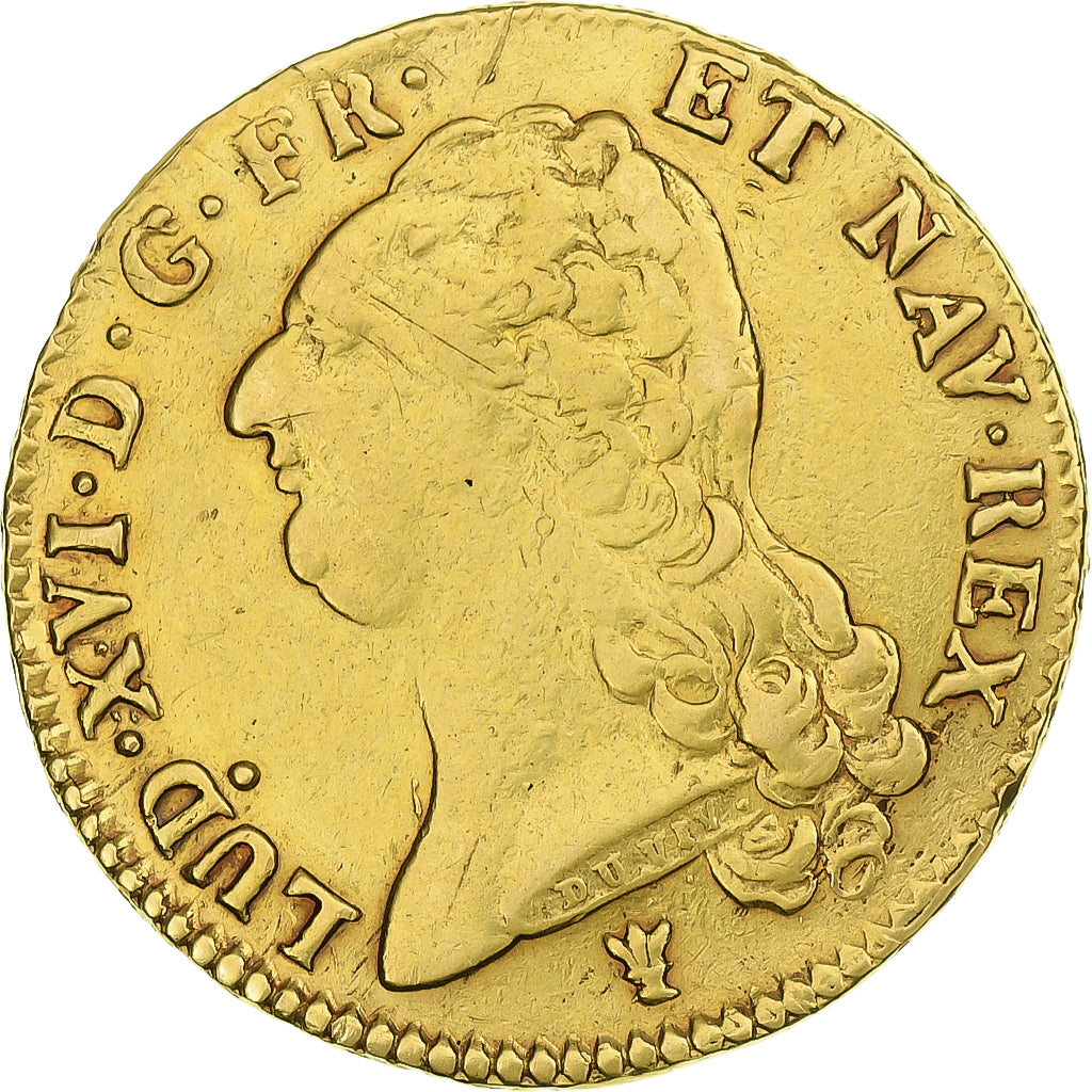 Frankrijk, Louis XVI, Double Louis d'or à la tête nue, 1786, Limoges, Goud
