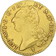 Frankrijk, Louis XVI, Double Louis d'or à la tête nue, 1786, Limoges, Goud