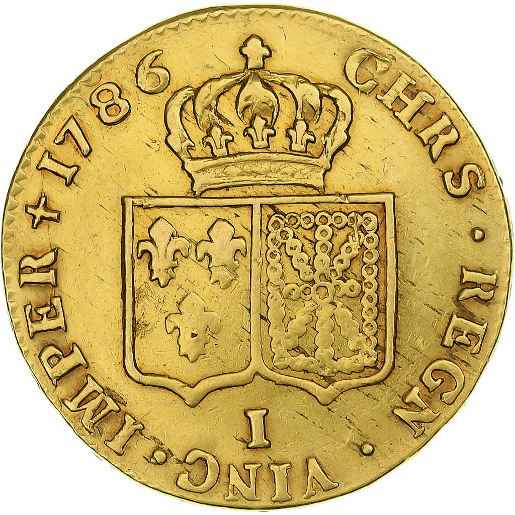 Frankrijk, Louis XVI, Double Louis d'or à la tête nue, 1786, Limoges, Goud
