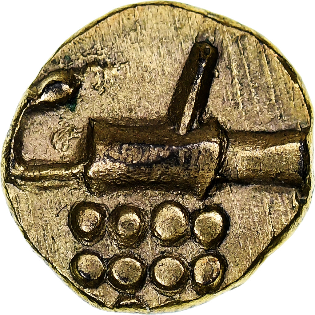 India, Fanam, Gold, VZ