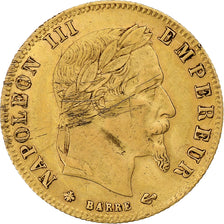 France, Napoleon III, 5 Francs, 1863, Paris, Gold, EF(40-45), Gadoury:1002