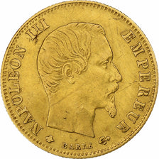 Francia, Napoleon III, 5 Francs, 1859, Strasbourg, Oro, BB, Gadoury:1001