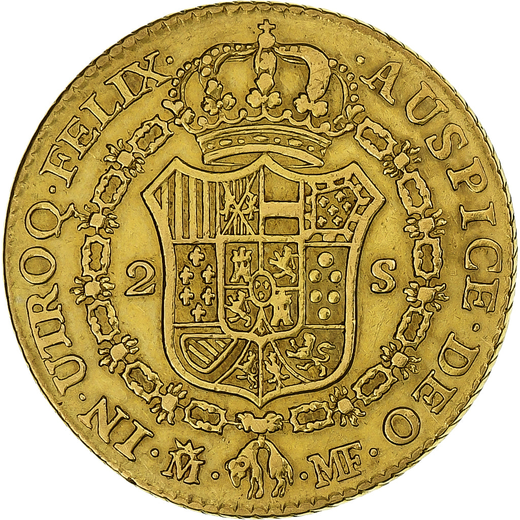 Spain, Carlos IV, 2 Escudos, 1790, Madrid, Gold, EF(40-45), KM:435.1