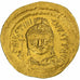 Justinian I, Solidus, 545-565, Constantinople, Dourado, AU(50-53), Sear:140