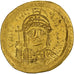Justinian I, Solidus, 542-565, Constantinople, Dourado, AU(50-53), Sear:140
