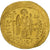 Justinianus I, Solidus, 542-565, Constantinople, Goud, ZF+, Sear:140