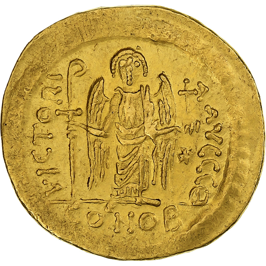 Justinien I, Solidus, 545-565, Constantinople, Or, TTB+, Sear:140