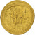 Justinian I, Solidus, 542-565, Constantinople, Dourado, AU(55-58), Sear:140