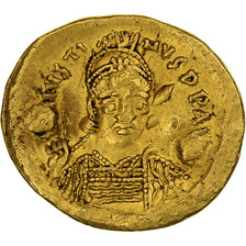Justin I, Solidus, 518-527, Constantinople, Gold, VF(30-35), Sear:56