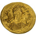 Justin I, Solidus, 518-527, Constantinople, Gold, VF(30-35), Sear:56